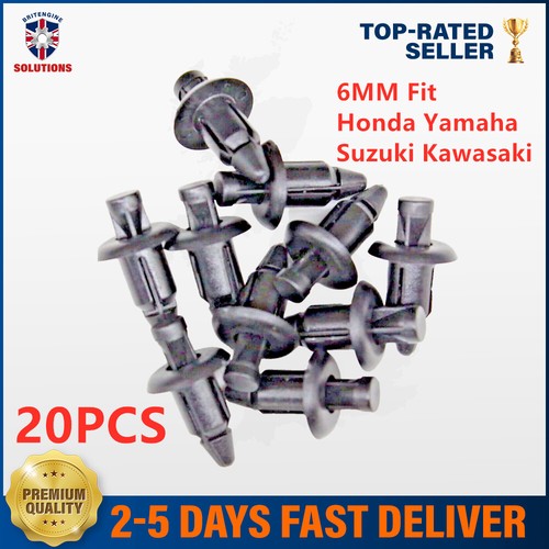 20p 6mm plastic rivet - plastic,