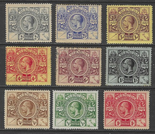Bermuda 1921 tercentenary - bermuda, set