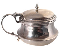 Antique Solid Silver Mustard