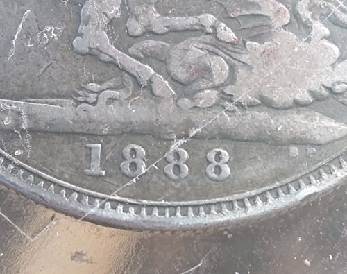 1888 crown coin wide date - 1888,