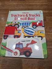 Usborne Tractors And Trucks Stencil Book