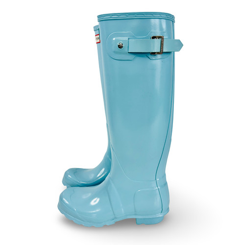 Wellies gloss blue pale mint - wellies,