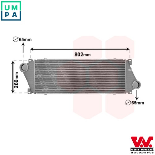 Charge air cooler 30004217 for - charge,