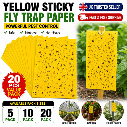 20pcs yellow sticky fly - 20pcs,