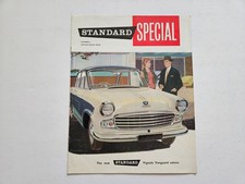 STANDARD 8 10 PENNANT ENSIGN VANGUARD MOTORSHOW SALES BROCHURE 1958