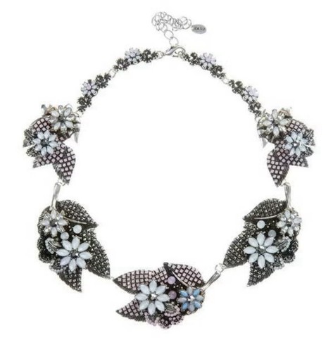 Zara floral statement necklace - statement,
