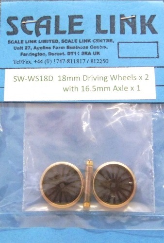 Scale link driving wheels - link,