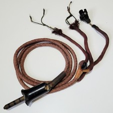 WW2 RAF - LOOM WIRE - TYPE C FLYING HELMET - JACKPLUG MICROPHONE WWII