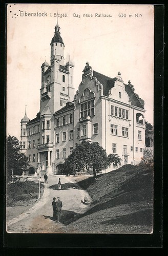 Postcard eibenstock erzgeb - postcard, eibenstock/erzgeb