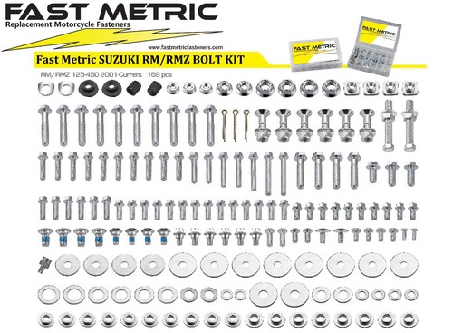 Rmz suzuki 178pc fasteners - 178pc,