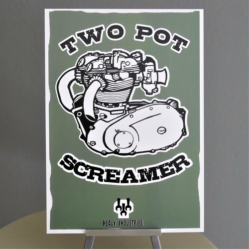 Poster triumph 750 - a4,