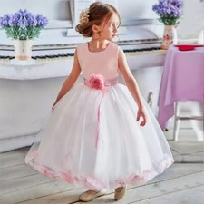 Flower girl dress petals - flower,