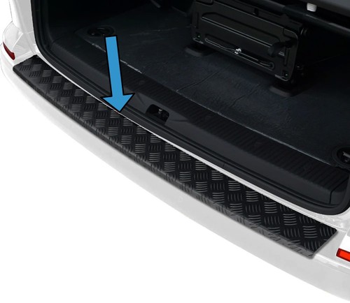 Black anodised rear bumper - rear,