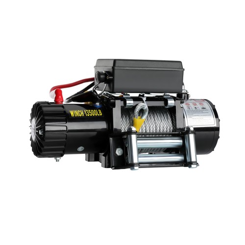 Heavy duty 13500lb winch - winch, 12v