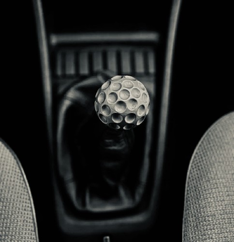 Golf ball shift - shift, knob
