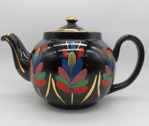 Vintage floral teapot - floral, l&b