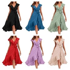 Chic Elegant Solid color Midi