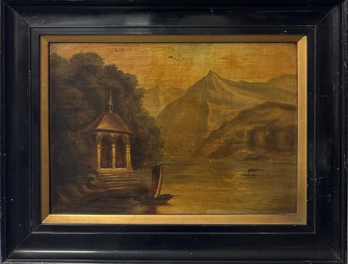 Antique oil painting - painting, william