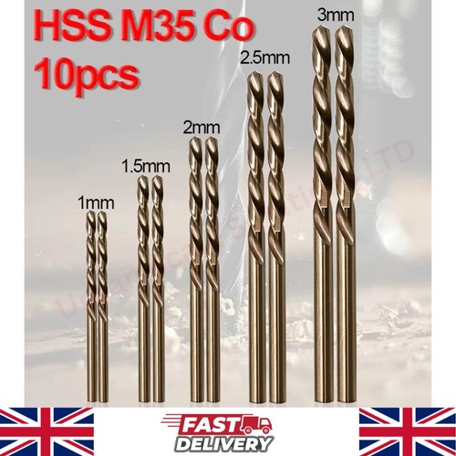 10pcs hss m35 cobalt drill - hss,