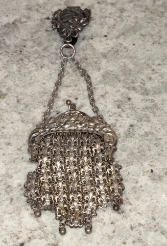 Antique chatelaine silver - antique,