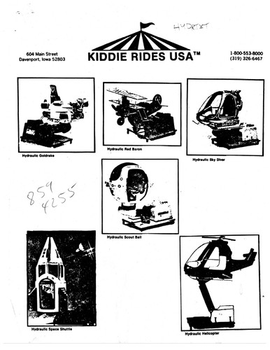 Kiddie rides usa hydraulic - kiddie,