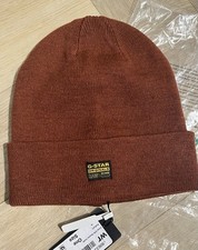 G-Star Raw Ribbed Knit Beanie