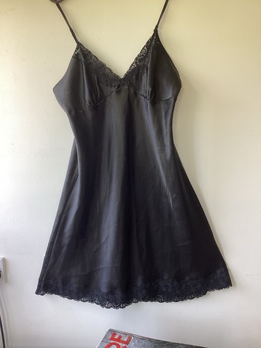 Vintage short black slip - short,