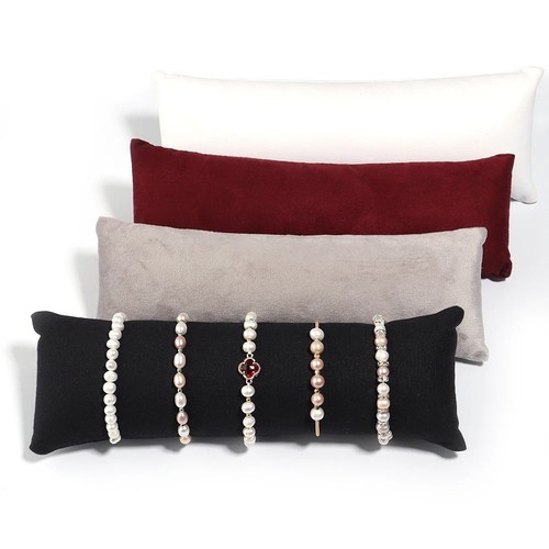 Velvet linen bracelet watch - velvet/linen,