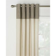 Dublin Natural Ring Top Eyelet Lined Bedroom Lounge 66"x72" 168x183cm