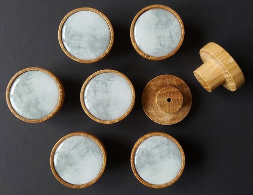 Knobs grey concrete printed - knobs,