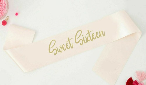 Sweet sixteen birthday sash - sweet,
