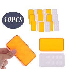 1Pc 8 Slot Resin Palette With Cover Dentist Mixing Watering Moisturizing Plate