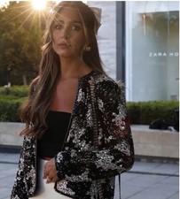 ZARA WOMAN NEW FW23 BLACK OPEN