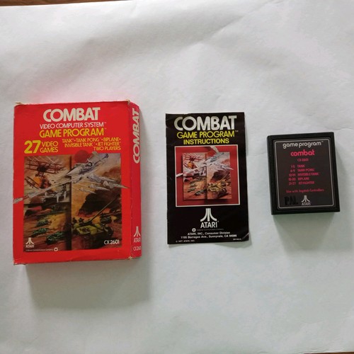 Atari 2600 combat - combat, cartridge