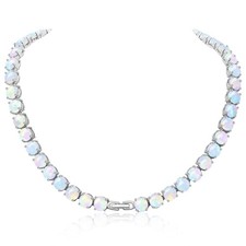 Hawaii White Fire Opal Circle