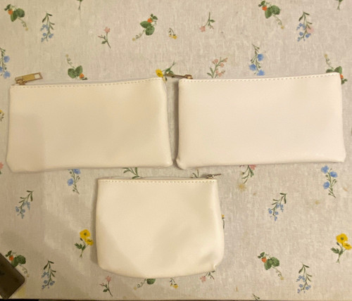 Primark white make - bag, set