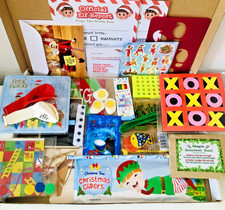 Pack of 24 x Elf Props Accessories Activities Games Toys Kit Set - FREE UK P&P