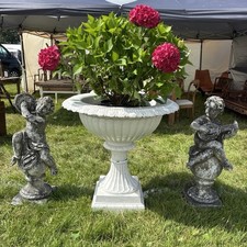Antique Cherub Garden Statues