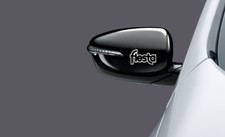 Ford Fiesta  Wing Mirror Vinyl Sticker x 3/ car decal/ mirror