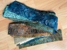 33 mixed jelly Roll strips from Edyta Sitar L Basket quilts Batik cotton fabric