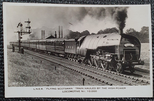Flying scotsman train - l.n.e.r,