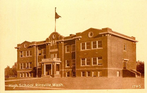 High school ritzville - high, school,