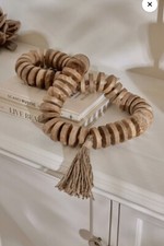 Next Brown Mango Wood Decorative Chain Abstract Sculpture Home Decor £35