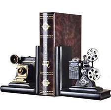 Shelf Book Ends Camera Movie