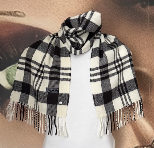 Burberrys vintage scarf black - scarf,