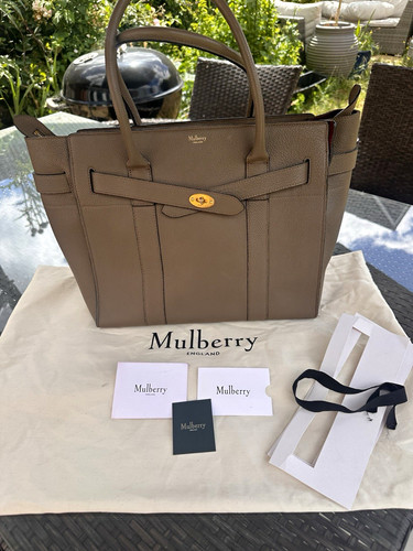 Mulberry large bayswater - bayswater, clay