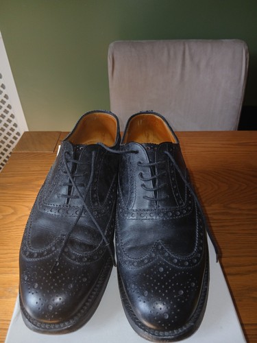 Grensons mens black brogues - grensons,