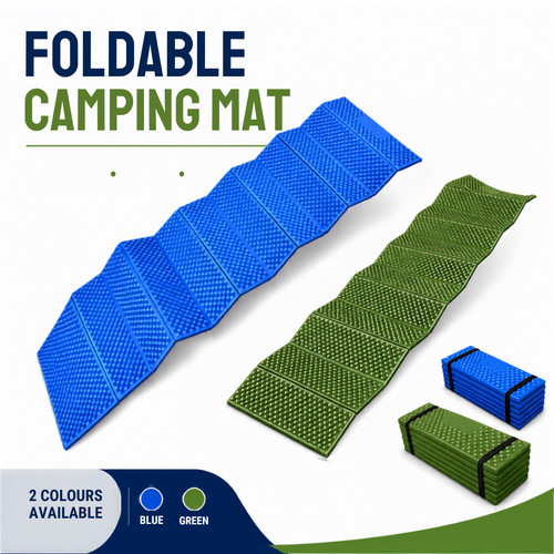Foldable camping seat pad - foldable,
