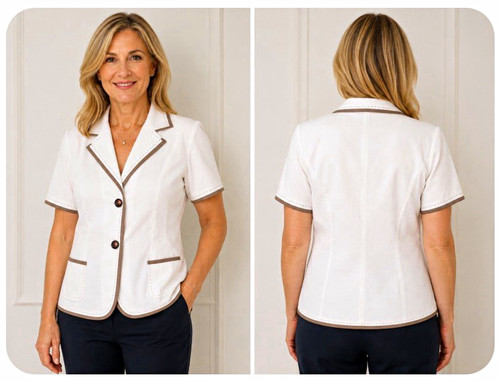 Basler white taupe - taupe, tailored