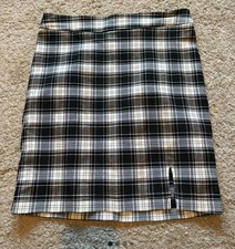 Black & White Tartan Mini